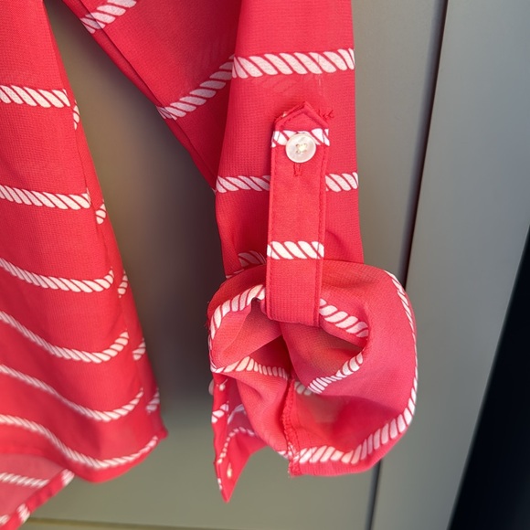 Gap Blouse, rope design, coral - Picture 4 of 7